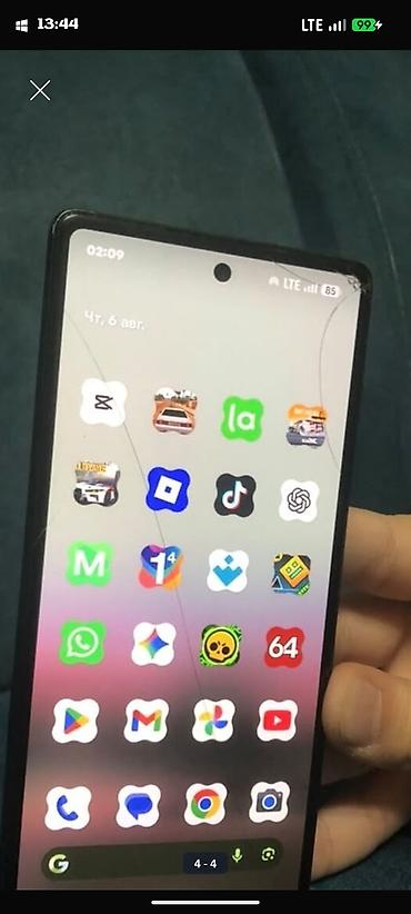 iphone se1: Google Pixel 6A, Б/у, 128 ГБ, цвет - Белый, 1 SIM — 3