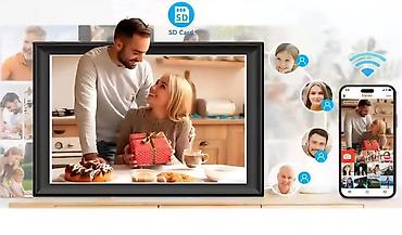 el dekor: Digitalni Wi‑Fi foto‑ram sa Frameo aplikacijom - Ekran: IPS Full HD — 7