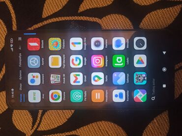 telefon qabları: Xiaomi Redmi Note 9, 64 GB, rəng - Göy, 
 Sensor, Barmaq izi, İki sim kartlı