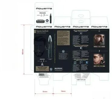 Trimeri za precizno uklanjanje dlačica: Tehničke Karakteristike Zone : Nos i ušiTip baterije AA 1.5VČišćenje — 2