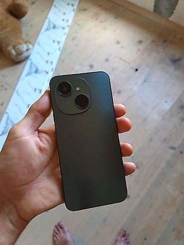 Мобильные телефоны: Tecno Spark Go, 128 ГБ, цвет - Синий, Отпечаток пальца — 1