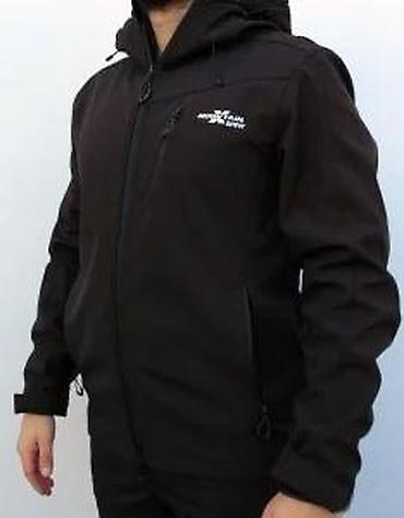 Jakne za prelazni period: Muška softshell jakna – crna, Mountain Spirit - Materijal: softshell — 13