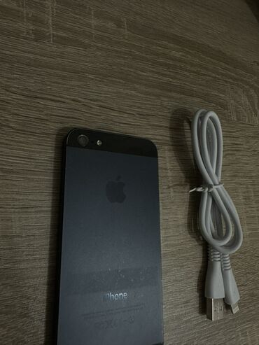 сколько стоит айфон 5: IPhone 5, Колдонулган, 16 ГБ, Matte Space Gray, Кабель