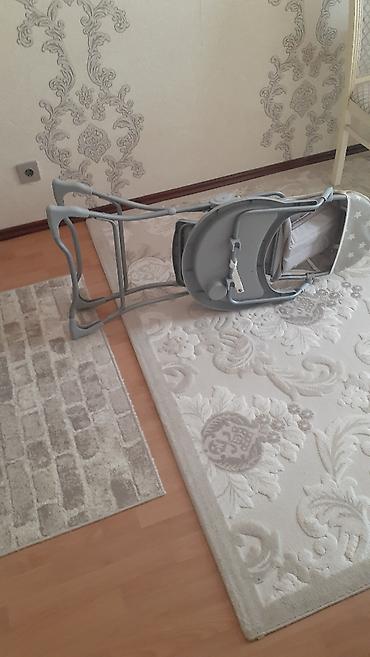 Yemək masaları, oturacaqları: Uşaq yemək stulu – qatlanan model - Rəng: boz tonlarda, ulduz naxışlı — 4