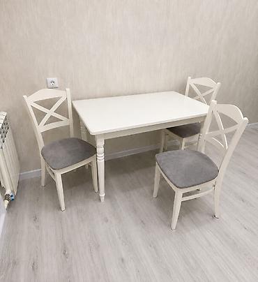 ikinci el stol stul satışı: Mətbəx üçün, İşlənmiş, Açılmayan, Dördbucaq masa — 1