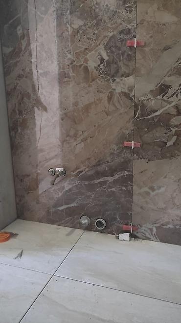 Укладка плитки: Подготовка стен для укладки, Подготовка стен для грунтовки, Гидроизоляционные работы | Керамическая плитка, Керамогранитая плитка | Вертикальная укладка, Диагональная укладка, Горизонтальная укладка Больше 6 лет опыта — 9