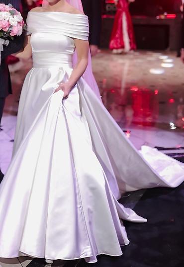 Вечерние платья: Вечернее платье, Пышное, Длинная модель, Атлас, Камни, Корсет, Стразы, S at lalafo.kg — 7 Вечерние платья: Вечернее платье, Пышное, Длинная модель, Атлас, Камни, Корсет, Стразы, S — 7