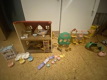 Kućice za lutke: Komplet kućice za igru sa nameštajem i dodatnom scenografijom za — 4