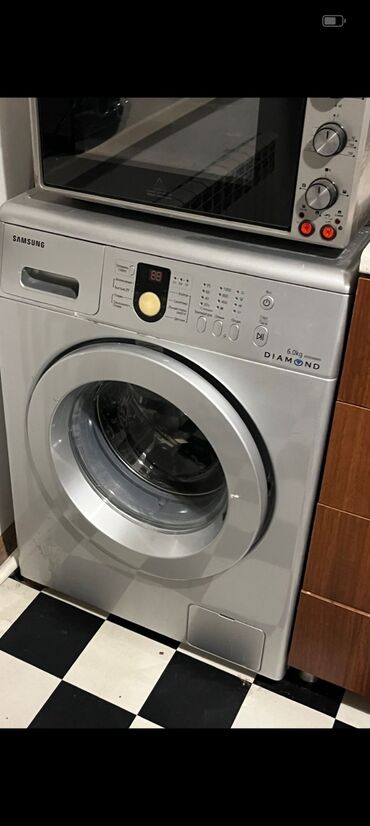 komputer islenmis: Paltaryuyan maşın Samsung, 6 kq, İşlənmiş, Avtomat, Kredit yoxdur, Ünvandan götürmə
