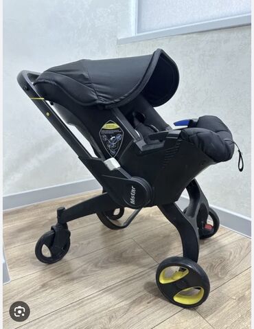 прогулочная коляска cybex бу: Коляска, цвет - Черный, Б/у