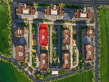 оргтехстрой: Студия, 48 м², Асанбай мкр Элитка, 7 этаж, ПСО (под самоотделку) — 1