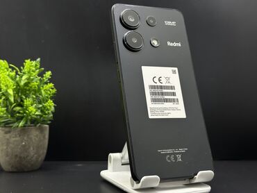 карты памяти с адаптером для видеорегистратора: Redmi, Redmi Note 13, Колдонулган, 128 ГБ, түсү - Кара, 2 SIM