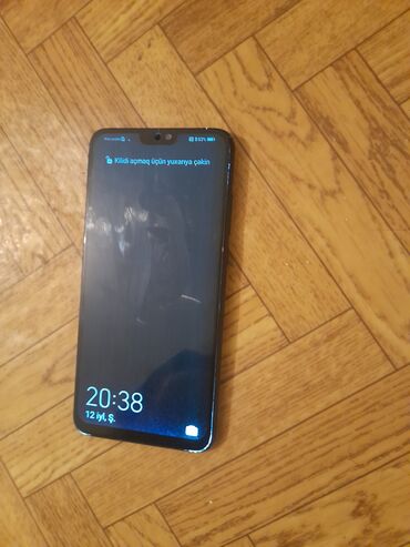 телефон fly iq450: Honor 8X, 64 GB, rəng - Qara, Barmaq izi