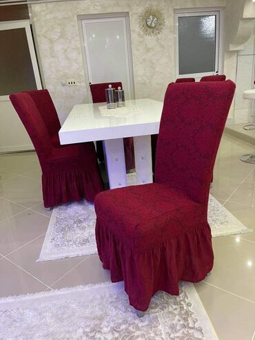 Prekrivači za nameštaj: PREKRIVAČI ZA STOLICE-6 komada cena 3400 dinara. Odgovara za bilo koje na lalafo.rs — 1 Prekrivači za nameštaj: PREKRIVAČI ZA STOLICE-6 komada cena 3400 dinara. Odgovara za bilo koje — 1