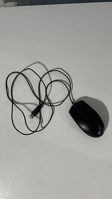 проводная компьютерная мышь: Проводная компьютерная мышь HP - Подключение: USB-A (провод ~1,5 м — 1
