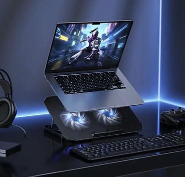 can hacker: Охлаждающая подставка для ноутбука Hoco - Два мощных вентилятора с — 2