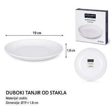 KMT Stakleni plitki tanjir sa ravnim ivicama 2419895 - Materijal na lalafo.rs KMT Stakleni plitki tanjir sa ravnim ivicama 2419895 - Materijal