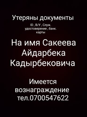 домашние вещи: Утеряны документы (id паспорт, водительское удостоверение, служебное