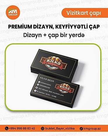 ucuz vizitka capı: 500 ədəd vizitkart - 40 AZN ( dizayn daxil ) — 3