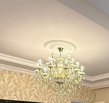 İşıqlandırma: Çılçıraq, 10 və daha çox lampa, Metal — 4