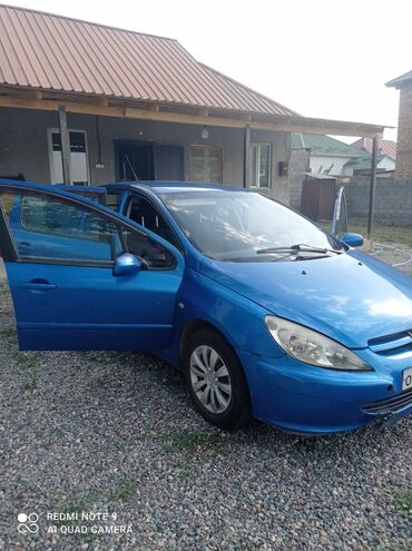 пижо 307: Синий хэтчбек Peugeot 307. матор каропка фиттики