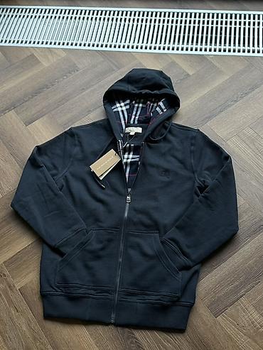 pull and: Худи на молнии Burberry - Цвет: темно‑синий - Подкладка капюшона — 5