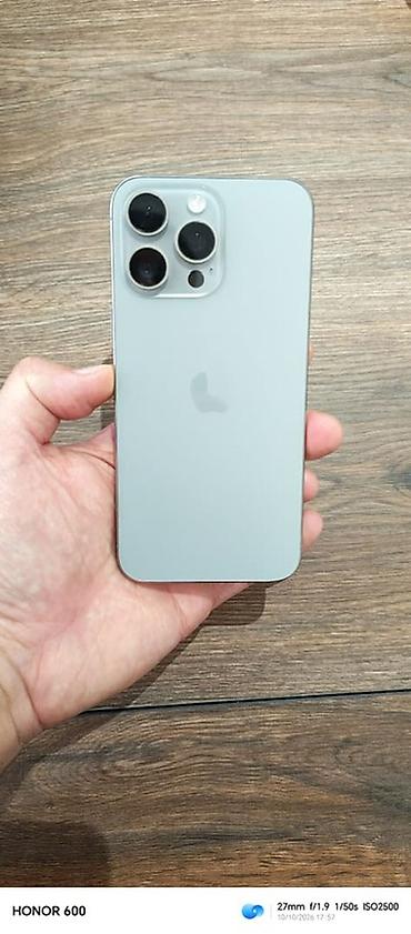 apple usb: IPhone 15 Pro, Natural Titanium, Face ID — 2