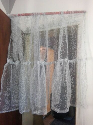 satovi za kucu: Net, Voile & Sheer Curtains, Custom cm, color - White