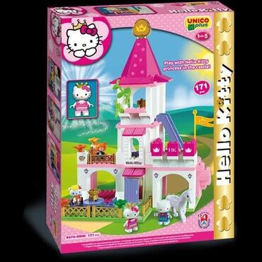 farma zivotinje za decu: Kocke Hello Kitty Veliki zamak 171kom (BA886767 a)

5600 din