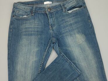 spódniczka jeansowe z paskiem: Jeans, Okay, L (EU 40), condition - Good
