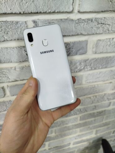 Samsung: Samsung Galaxy A30, 32 GB, rəng - Ağ, Barmaq izi, Face ID