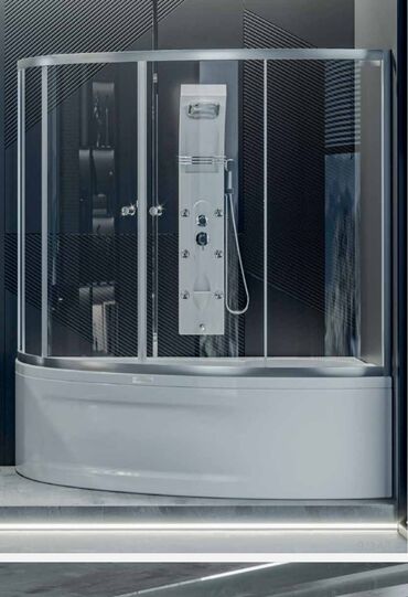 Duş poddonları: Duş kabinələr ara bölmələr hamam mebeləri Moydadırlar dolablar led — 11