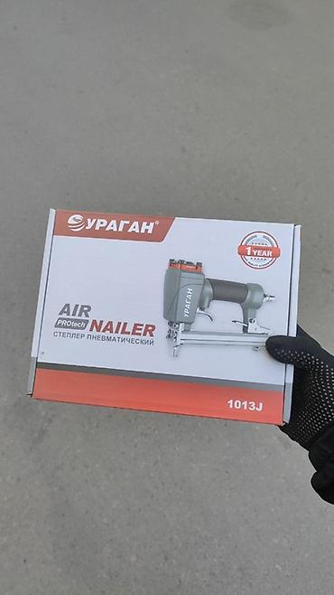 темир яшик: Пневматический степлер Ураган PROtech AIR NAILER, модель 1013J. - — 1