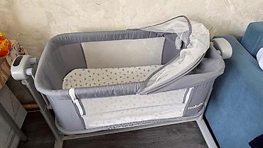 Балдар эмереги: Прикроватная колыбель Coolbaby (серый цвет) - Универсальная — 4