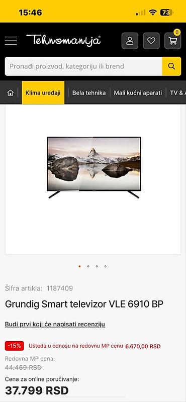 Grundig Smart televizor VLE 6910 BP – 40 inča Ključne karakteristike na lalafo.rs Grundig Smart televizor VLE 6910 BP – 40 inča Ključne karakteristike