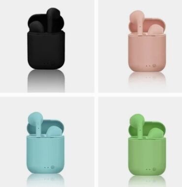 bluetooth mikrafon: NewTWS i12 Macaron Kulaklık Mini-2 Kablosuz Bluetooth 5.0 Spor