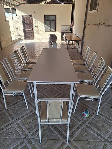 Restoran mebeli: Salam bitun növü restoran qafe evlər baxa üçün stol stul sexdə — 13