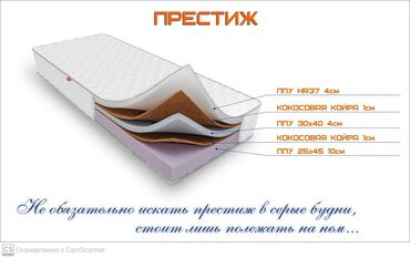 Спальные матрасы: Матрас с комбинированным наполнением, состоящий из нескольких слоев