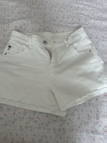 джинсовые шорты для девушек: Повседневные шорты, Короткая модель, Китай