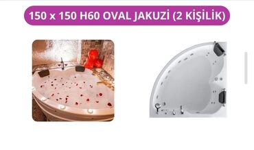 Cakuzi vannalar: Yeni Cakuzi vanna Motorlu, Pulsuz çatdırılma — 14