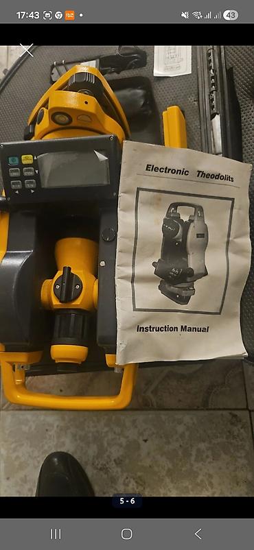 Alətlər: Elektron teodolit dəsti Peşəkar geodeziya və tikinti ölçmələri üçün — 3