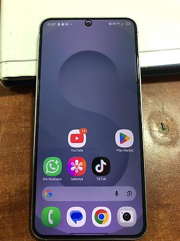 211 nomre qiymeti: Samsung Galaxy S25, 256 GB, rəng - Gümüşü, İki sim kartlı, Face ID, Sənədlərlə — 2