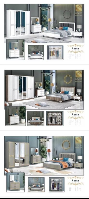 Yataq otağı dəstləri: 2 təknəfərlik çarpayı, Dolab, Tumba, 2 tumba, Azərbaycan, Yeni -da lalafo.az — 7 Yataq otağı dəstləri: 2 təknəfərlik çarpayı, Dolab, Tumba, 2 tumba, Azərbaycan, Yeni — 7