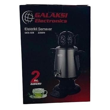 сад: №: 5055 Məhsulun adı: Samovar Galaksi, GES-028, 2300W, EX_black/siver — 2