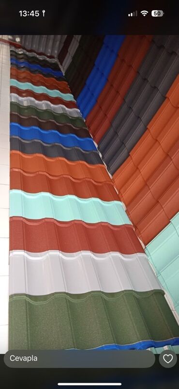 Çerepitsa: Metal dam örtükləri, rəng - Yaşıl — 2