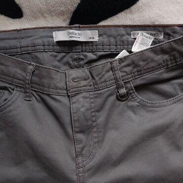 Kid's jeans trousers: Rəng - Boz, Cins şalvar, Oğlan üçün, 12 - 14 yaş — 6