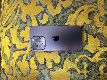 переходник для клавиатуры и мышки для телефона: IPhone 14 Pro, Б/у, 256 ГБ, Deep Purple, Чехол, Коробка, 84 %