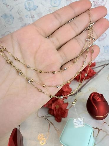 boyunbağ: Bilərzik, Pandora, Sarı qızıl, 585 Əyar, 3600 g — 2
