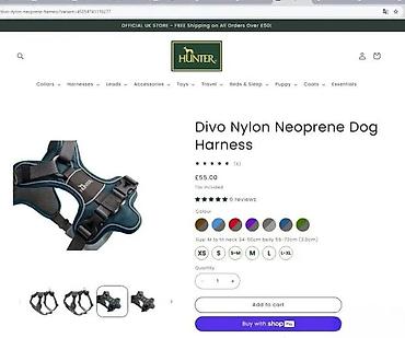 Oprema za kućne ljubimce: Hunter neoprensko oprsnik za pse – vojno zelena boja - Ergonomskog Y — 5