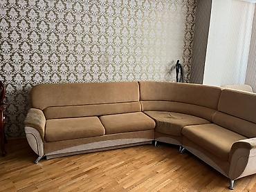 Divanlar: Künc divan – L formalı, yumru bucaq keçidli modul quruluş. - Rəng — 2